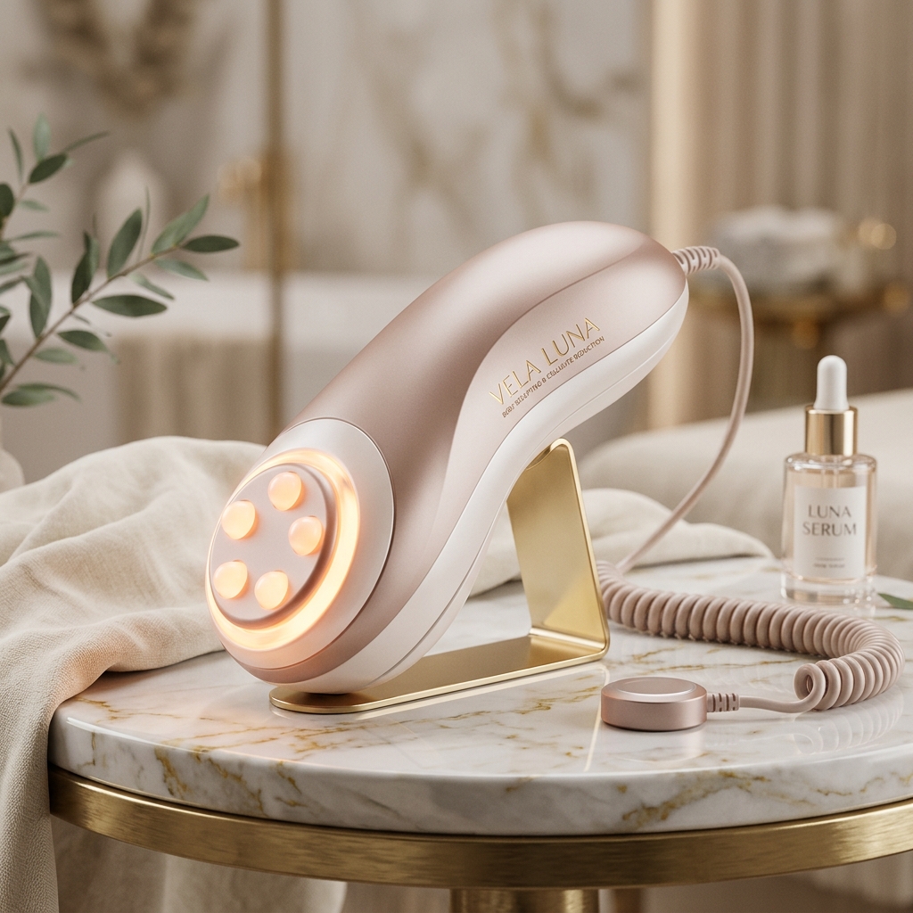 Galvanic body spa Galvanická žehlička na celulitidu - ilustrace přístroje