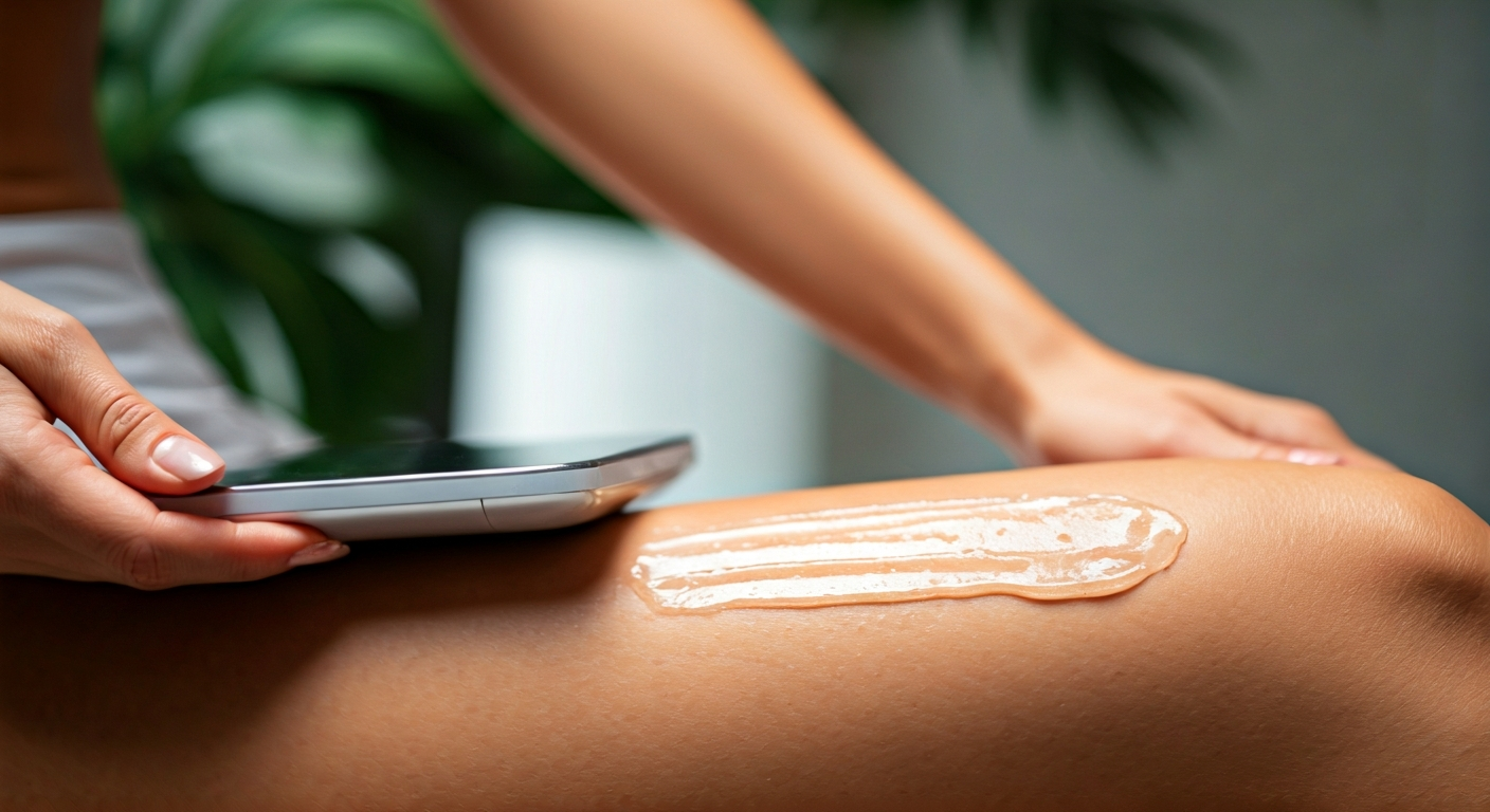 Galvanická Žehlička Na Celulitidu | Jak Funguje | Slim Studio Olomouc 3 Aplikace ageLOC Body Shaping Gel na stehna